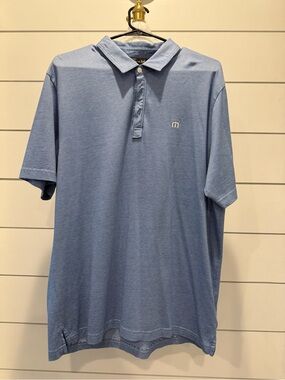 Travis Mathew - Men's Light Blue Polo Shirt